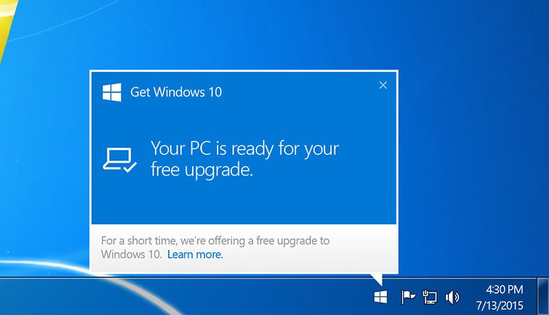 Microsoft will soon stop offering you to upgrade to Windows 10