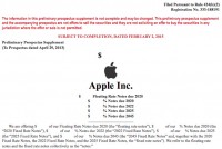 Apple planning a $5 billion bond offering