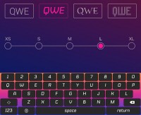 Custom Keyboard for iOS gives your keyboard a totally new look