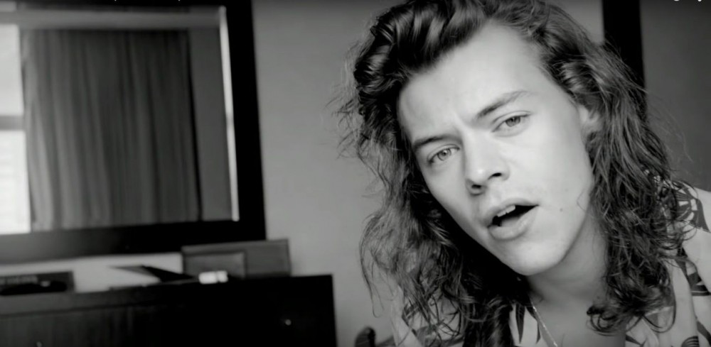 Harry Styles in One Direction's 'Perfect' music video.