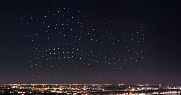 300 Intel drones light up Lady Gaga’s Super Bowl act