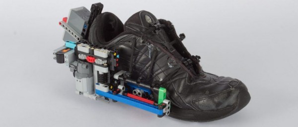 DIY Lego self-lacing shoe one ups those self-lacing Nikes