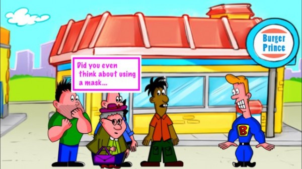 Burgerman is a mediocre superhero seeking justice and food