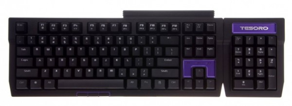 New Mechanical Keyboard Launched: Tesoro Tizona with detachable numpad