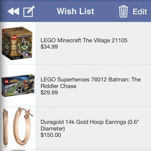 Tell everyone what you want for Christmas with Instalist