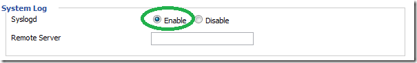 syslog-enable
