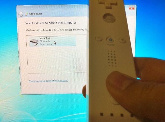 pair wiimote
