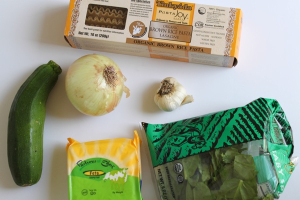 Slow cooker turkey, veggie and feta lasagna