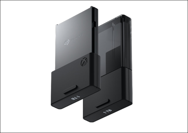 Seagate Expansion Card for Xbox Series X and S.