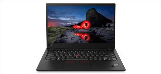 A Lenovo Thinkpad laptop