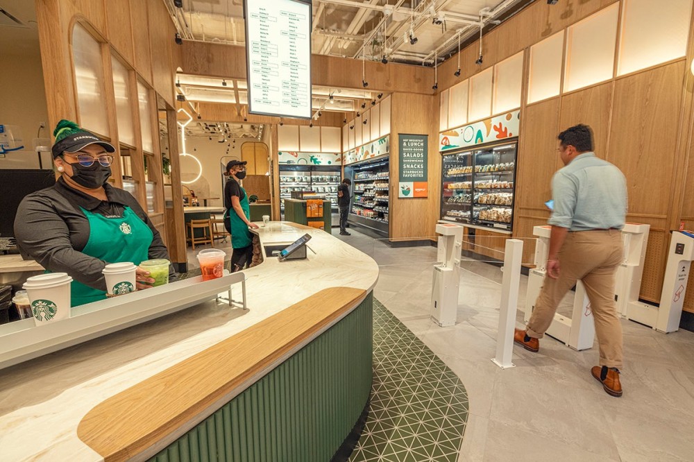 Starbucks opens its first cashierless coffee shop