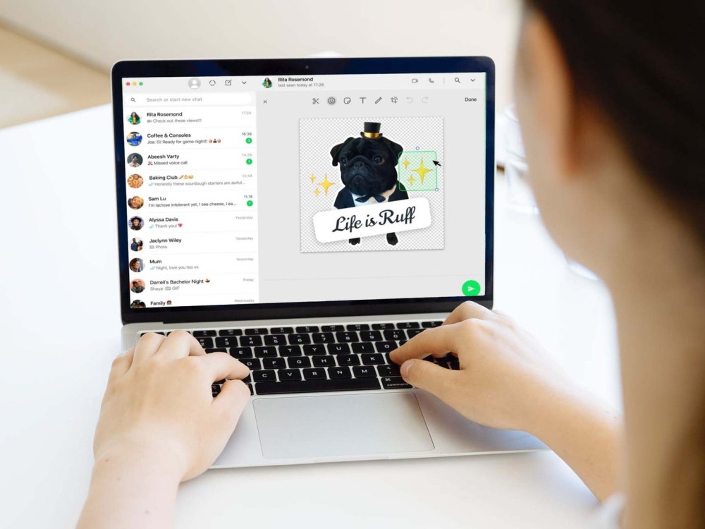 You can now make your own stickers right in WhatsApp