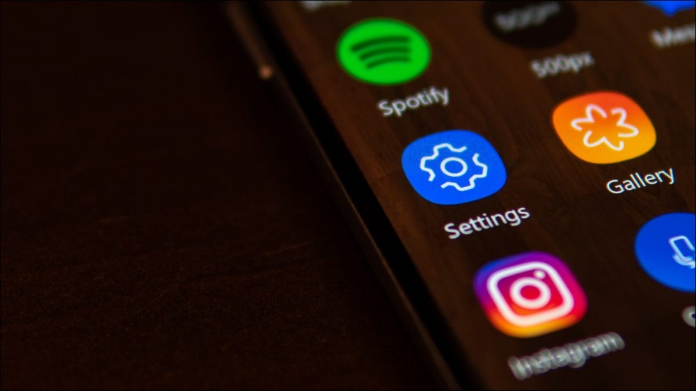 Settings App on a Samsung phone