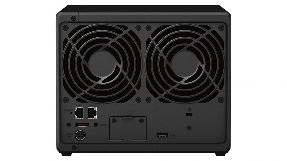 The Synology DiskStation DS923+'s port selection.