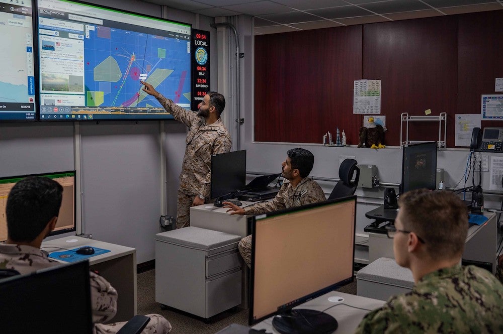 The US Navy used solar-powered Saildrones to scout in the Persian Gulf